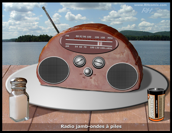 Radio jamb-ondes